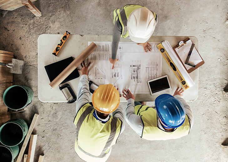Framing and construction work